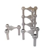 FRITZ NAGEL FOR QUIST - SET OF SIX MODULAR CANDLESTICKS