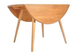 ERCOL - LIGHT BEECH & ELM DROP LEAF DINING TABLE