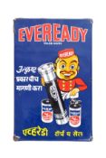 ADVERTISING - VINTAGE EVEREADY ENAMEL SIGN IN URDU