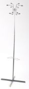HAGO - MID CENTURY CHROME ATOMIC COAT / HAT STAND