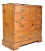 COUNTRY PINE CAMPAIGN 2 over 3 CHEST OF DRAWERS