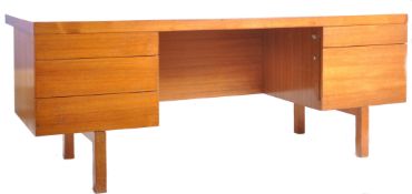 GORDON RUSSELL - LARGE MID CENTURY CIRCA 1960S TEAK DESK