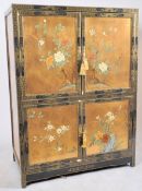 LATE 20TH CENTURY JAPANESE LACQUERED CUPBOARD CABINET