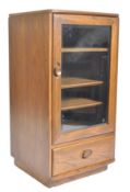 ERCOL WINDSOR RETRO 1970S ELM MUSIC HI-FI MEDIA CABINET UNIT