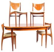 G-PLAN RETRO MID 20TH CENTURY TEAK DINING TABLE & CHAIRS