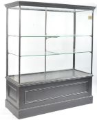 20TH CENTURY EBONISED SHOP HABERDASHERY DISPLAY CABINET