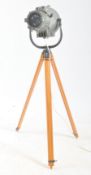RETRO MID CENTURY STRAND ELECTRIC STAGE LIGHT LAMP ON STAND