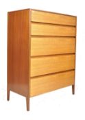 LOUGHBOROUGH FURNITURE - RETRO TEAK CHEST OF DRAWERS