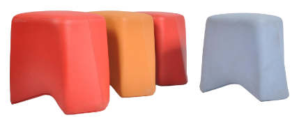 FOUR BOSS DESIGN GROUP 'HOOT' MODULAR RECEPTION SEATS STOOLS