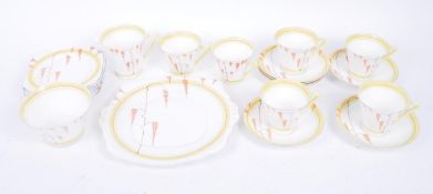 ART DECO 1930S BELL'S CHINA BONE CHINA TEA SERVICE SET
