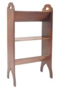 1920S ARTS AND CRAFTS OAK FREE STANDING TROUGH BOOKCASE