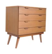 EUROPA FURNITURE - MID CENTURY TEAK CHEST OF DRAWERS