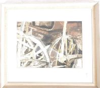 ANTHONY BUTLER (B. 1927) - ORIGINAL MIXED MEDIA ON PAPER PAINTING