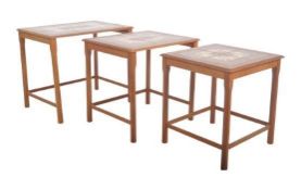 TOFTEN MOBELFABRIK - MID CENTURY DANISH NEST OF TABLES