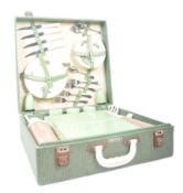 BREXTON - VINTAGE MID CENTURY COMPLETE BREXTON HAMPER BASKET