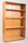 RETRO 1970s ERCOL WINDSOR MEDIUM ELM OPEN FRONT BOOKCASE
