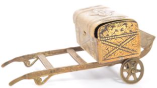 W. AVERY & SONS - 19TH CENTURY BRASS NEEDLE CASE - TROLLEY & TRUNK