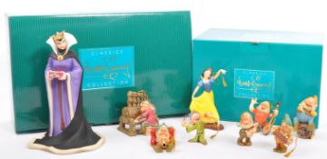 CLASSICS WALT DISNEY COLLECTIONS - TEN PORCELAIN FIGURES