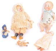 19TH CENTURY PORCELAIN MINIATURE DOLLS AND OTHERS