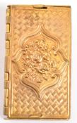 19TH CENTURY 'BEATRICE' BRASS CONCERTINA NEEDLE CASE