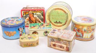 ASSORTMENT OF VINTAGE ADVERTISMENT DISNEY TIN BOXES