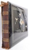 19TH CENTURY CHINESE SHIBAYAMA STYLE INLAID POSTCARD ALBUM