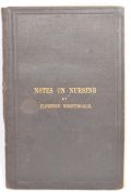 FLORENCE NIGHTINGALE NOTES ON NURSING LONDON, HARRISON