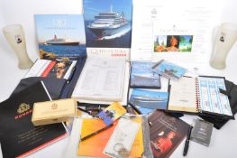 COLLECTION OF CUNARD RELATED EPHEMERA - QE2