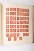 ALBUM OF 19TH CENTURY & LATER BRITISH STAMPS - 160 PENNY REDS