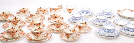 19TH CENTURY WEDGWOOD BONE CHINA TEA SERVICE & ANOTHER