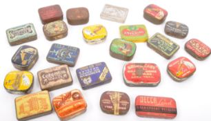 COLLECTION OF RECORD PLAYER NEEDLE POINT TINS