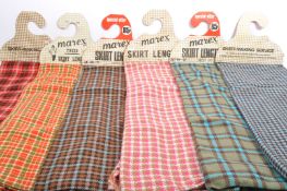 COLLECTION OF VINTAGE 1970S MAREX SKIRT-MAKING SETS