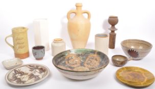 COLLECTION OF VINTAGE STUDIO ART POTTERY CERAMICS