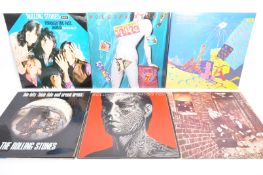 ROLLING STONES - COLLECTION OF VINTAGE LONG PLAY VINYL RECORDS