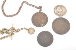 COLLECTION OF GEORGE III & LATER SILVER & COPPER COINS