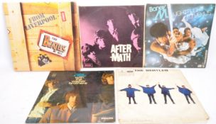 VINYL RECORDS - ROLLING STONES - BEATLES - WALKER BROTHERS