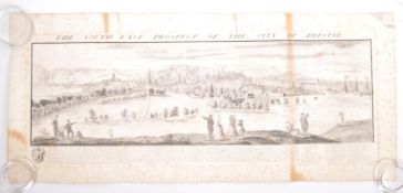 S & N BUCK - 1734 - 'THE SOUTH EAST PROSPECT OF BRISTOL' ENGRAVING
