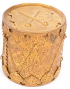 W. AVERY & SONS - 19TH CENTURY NEEDLE CASE - MARCHING DRUM