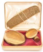 VINTAGE 1930'S KIGU LONDON LADIES TRAVEL VANITY SET