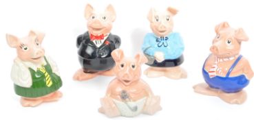 COLLECTION VINTAGE RETRO WADE CERAMIC MONEY BOX PIGGY BANK
