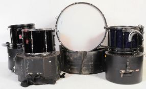 A QUANTITY OF SCOTTISH MILITARY MARCHING BAND DRUM KITS