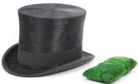 AN 19TH / EARLY 20TH CENTURY CHRISTYS OF LONDON TOP HAT