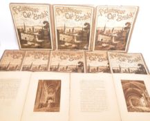 PICTURESQUE OLD BRISTOL - ETCHINGS - 1886