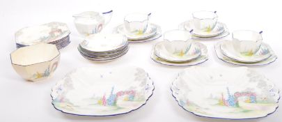 1930S ART DECO SHELLEY ARCHWAY OF ROSES TEA SERVICE