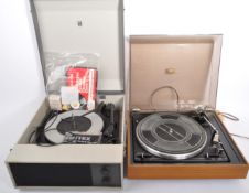 GARRARD MODEL 125SB RECORD DECK & PORTADYNE RECORD PLAYER