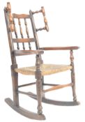 19TH CENTURY NORTH COUNTRY CHILD'S ROCKING CHAIR