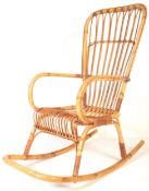 20TH CENTURY BAMBOO ROCKING CHAIR
