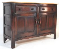 VINTAGE 20TH CENTURY ERCOL ELM SIDEBOARD