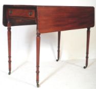 A 1900'S VICTORIAN GEORGIAN STYLE PEMBROKE TABLE