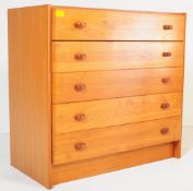 MID CENTURY MOBLER DANISH TEAK CHEST OF DRAWERS